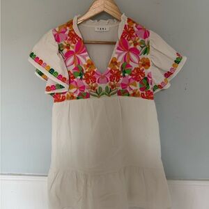 THML Embroidered Shift dress